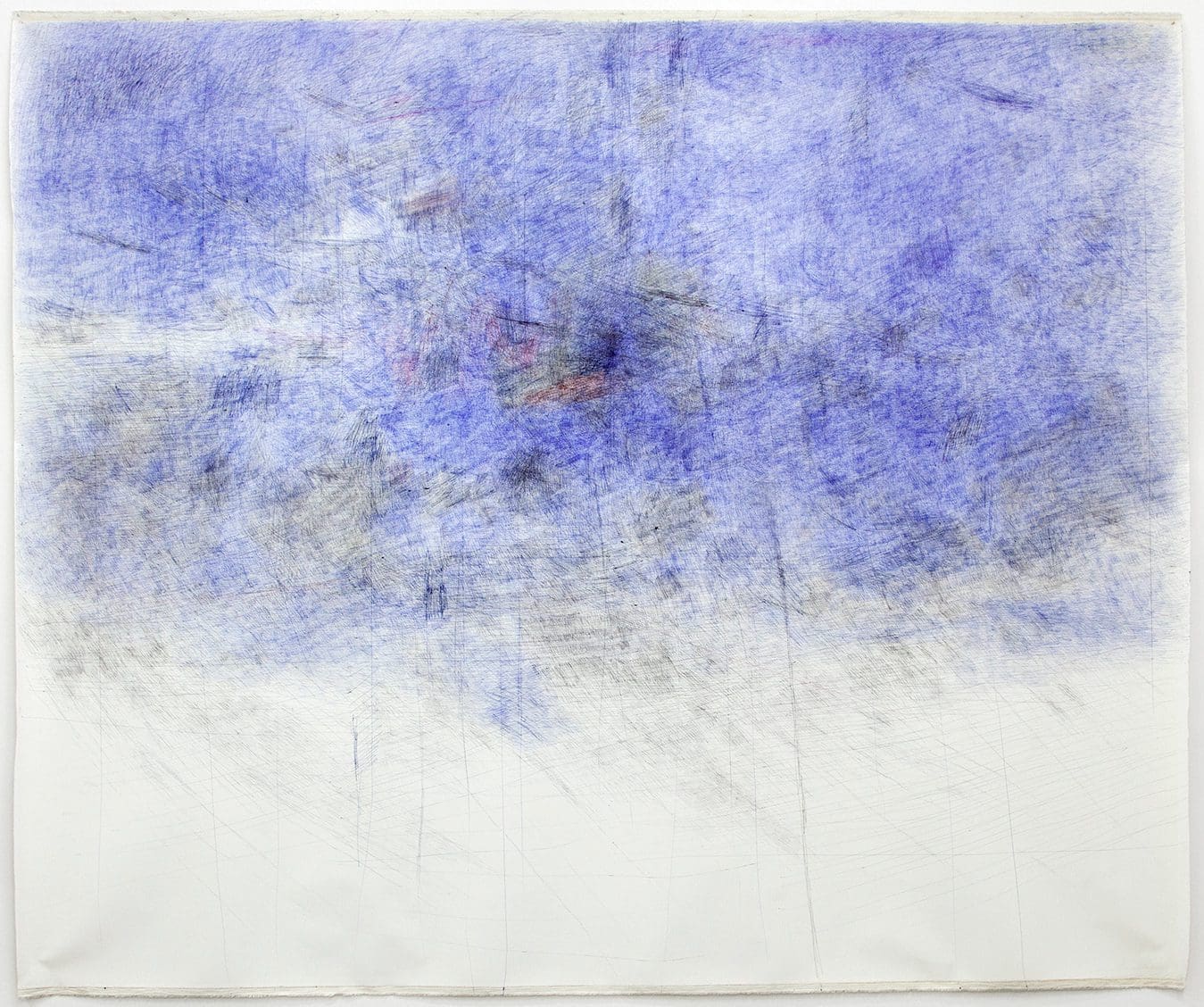 Angiola Gatti Untitled (Senza titolo), 2010 Ballpoint pen on canvas 78 3/4 x 102 3/8 inches (200 x 260 cm)