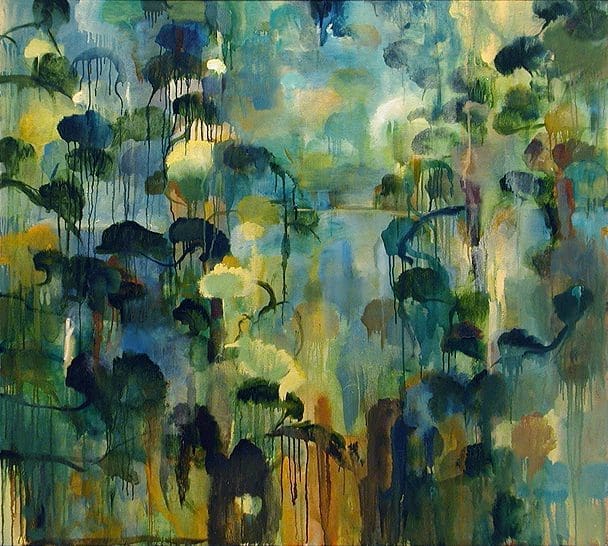 Lake II, 1996, Oil on canvas, 50 x 56 inches (127 x 142.24 cm)