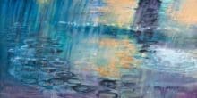 Rain Diptych, 2008, Oil on canvas, 48 x 96 inches (121.92 x 243.84 cm)
