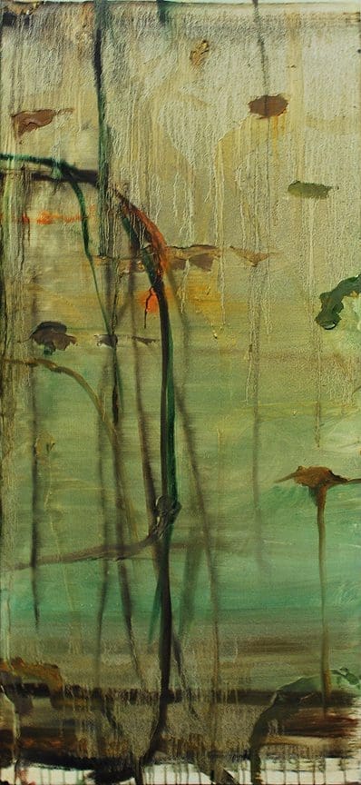 Pond, 1993 Oil on canvas 50 x 24 inches (127 x 61 cm)