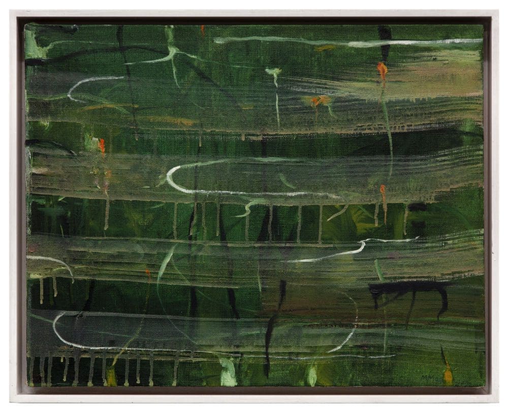 Pond, 1994 Oil on canvas 15 x 19 inches (38.1 x 48.3 cm)