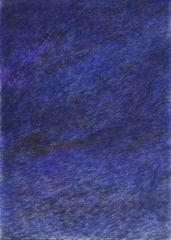 Untitled (Senza titolo), 2013, Ballpoint pen on paper, 11-1/2 x 8-1/4 inches