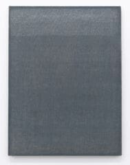 Rudolf Baranik Words Series, 1980 Oil and silver graphite on canvas 24 x 18 inches (61 x 45.7 cm)