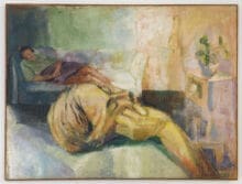 Vivian Browne Americana, 1960 Oil on canvas 36 1/2 x 48 1/2 inches (92.7 x 123.2 cm)