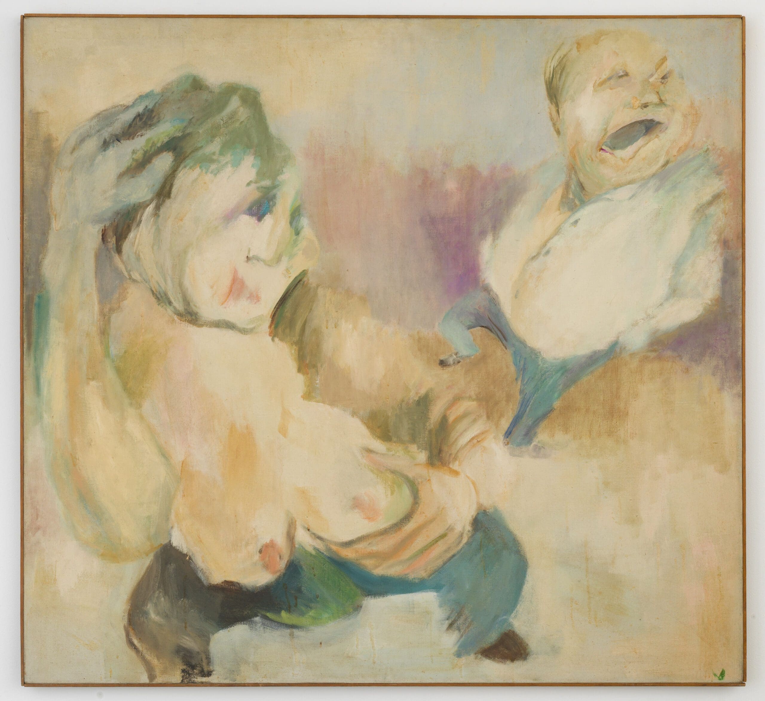 Vivian Browne Dancing Figures, 1968 48 1/2 x 52 inches (123.2 x 138.4 cm)
