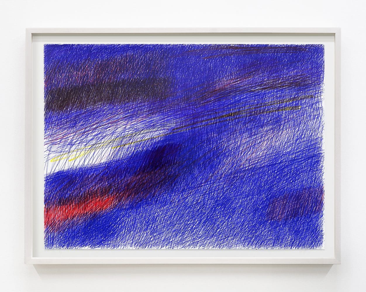 Angiola Gatti Untitled (Senza titolo), 2019 Ballpoint pen 9 1/2 x 13 inches (24.1 x 33 cm)