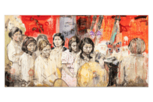 Strange Fruit: Comfort Women, 2001 Oil on canvas 80 x 160 inches (203.2 x 406.4 cm)